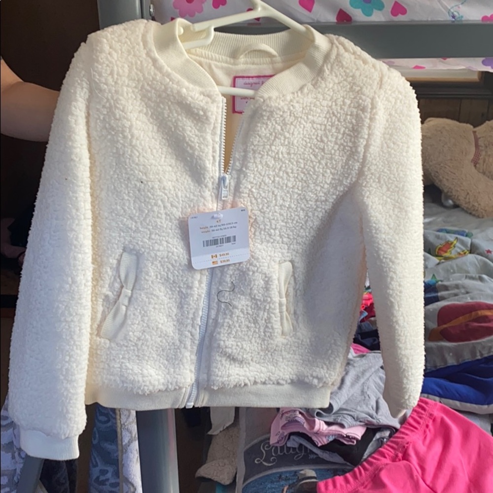 Long sleeve zip up sweater